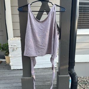 Lululemon Cropped Wrapped Top